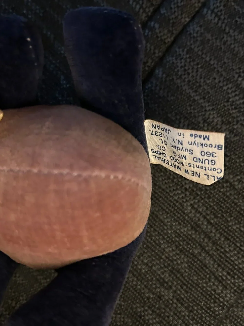 1966 Vintage Gund Sears Velveteen Plush Heffalump
